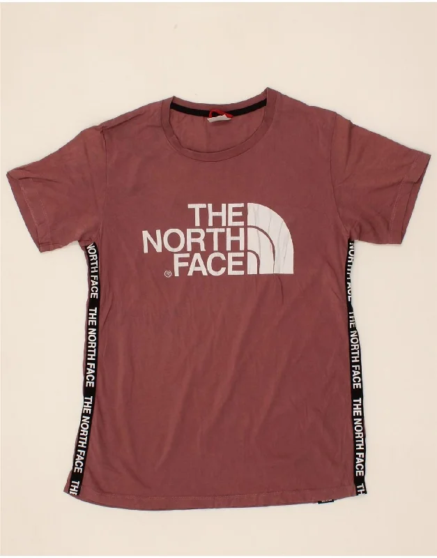 THE NORTH FACE Womens Graphic T-Shirt Top UK 10 Small Pink Cotton-- Real Fur Shearling Chenille THE NORTH FACE Womens Graphic T-Shirt Top UK 10 Small Pink Cotton-- Real Fur Shearling Chenille