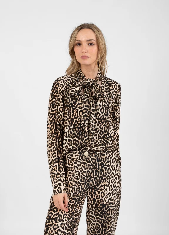 Coster Copenhagen Shirt-Leopard Print-244-1402-- Lace Blend Ribbed Blend Corduroy Blend Coster Copenhagen Shirt-Leopard Print-244-1402-- Lace Blend Ribbed Blend Corduroy Blend