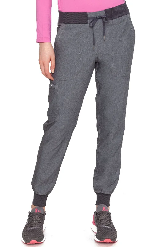 Med Couture(MC Touch) Jogger Yoga Scrubs Pants (Regular) XS-3XL / Slate Trendy High-Waist Trousers Med Couture(MC Touch) Jogger Yoga Scrubs Pants (Regular) XS-3XL / Slate Trendy High-Waist Trousers