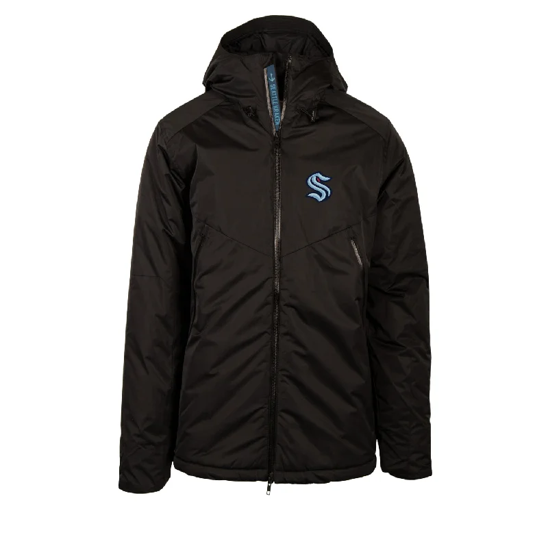Seattle Kraken Player Vertical Text Jacket Quilted Jacket Puffer Jacket Insulated Jacket Seattle Kraken Player Vertical Text Jacket Quilted Jacket Puffer Jacket Insulated Jacket