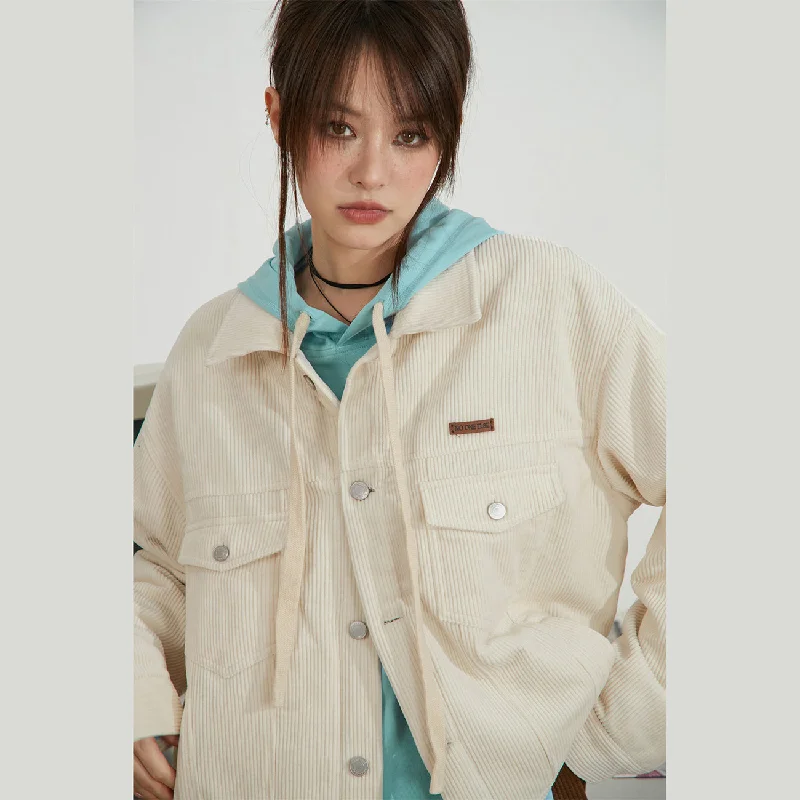 Collar Button-Up Cotton Corduroy Style Jacket Trench Coat Raincoat Waterproof Jacket Collar Button-Up Cotton Corduroy Style Jacket Trench Coat Raincoat Waterproof Jacket