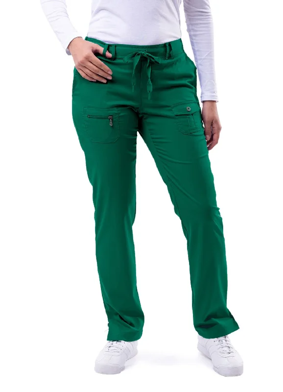 Pro Heather Slim Fit 6 Pocket Scrubs Pant by Adar XXS-3XL (Tall) / Hunter Green Classic Chino Pants Pro Heather Slim Fit 6 Pocket Scrubs Pant by Adar XXS-3XL (Tall) / Hunter Green Classic Chino Pants