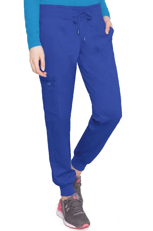 Med Couture(MC Touch) Jogger Yoga Scrubs Pants (Regular) XS-3XL / Galaxy Blue Chic Faux Leather Pants Med Couture(MC Touch) Jogger Yoga Scrubs Pants (Regular) XS-3XL / Galaxy Blue Chic Faux Leather Pants