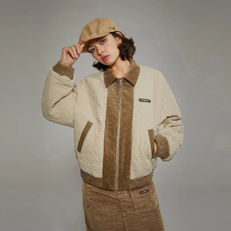 Corduroy Color Classic Jacket Satin Jacket Silk Jacket Chiffon Jacket