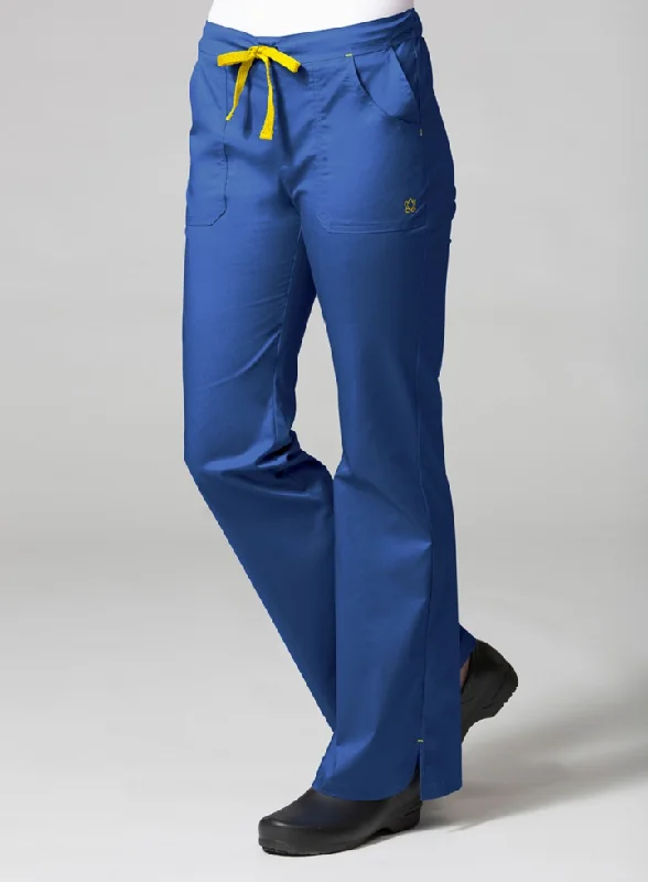 Multi Pocket Flare Pant XS-2XL by Maevn (Regular) / ROYAL BLUE/YELLOW TRIM Comfortable Jogger Trousers Multi Pocket Flare Pant XS-2XL by Maevn (Regular) / ROYAL BLUE/YELLOW TRIM Comfortable Jogger Trousers