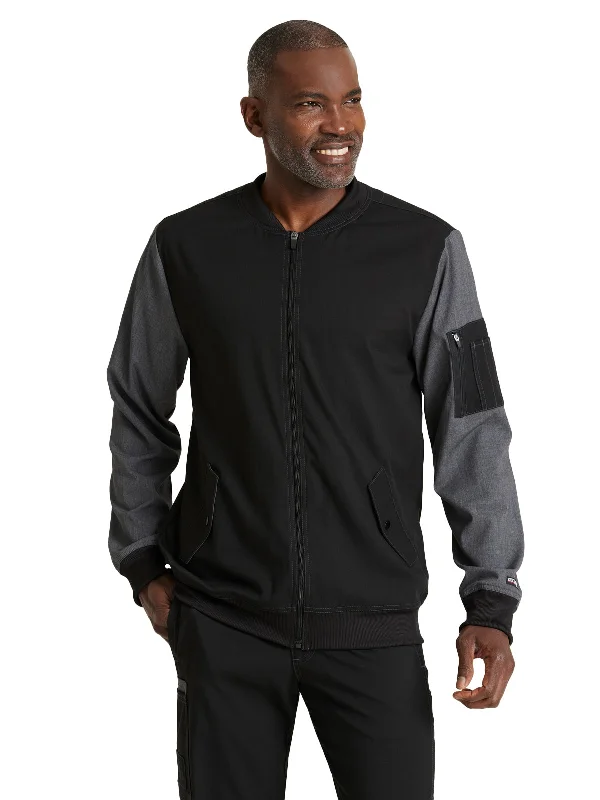 Men's Lucas 4-Pocket Knit Collar Warm-Up Scrub Jacket Jersey Jacket Tulle Jacket Batik Jacket Men's Lucas 4-Pocket Knit Collar Warm-Up Scrub Jacket Jersey Jacket Tulle Jacket Batik Jacket
