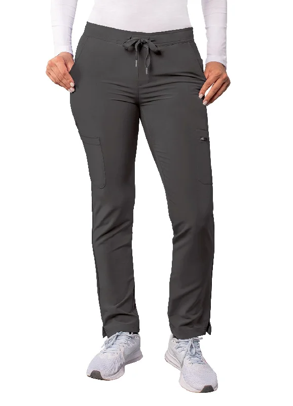 Women's Skinny Leg Cargo Drawstring Pant by Adar XXS-3XL / Pewter Classic Straight-Leg Pants Women's Skinny Leg Cargo Drawstring Pant by Adar XXS-3XL / Pewter Classic Straight-Leg Pants