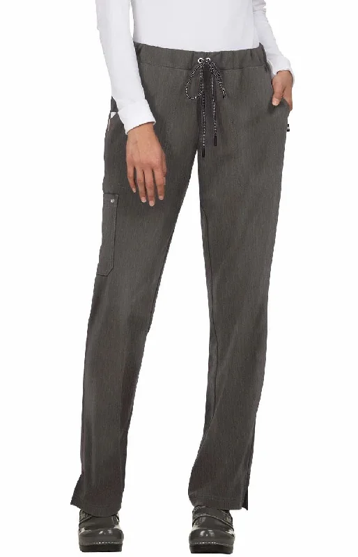 Everyday Hero Pant Regular by KOI XXS-5XL / Heather Grey Classic Straight Pants