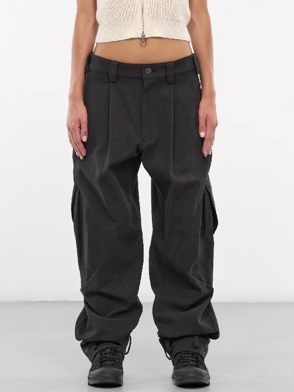 Cargo Pants (FW24-PT5K-BLACK) Stylish Casual Pants