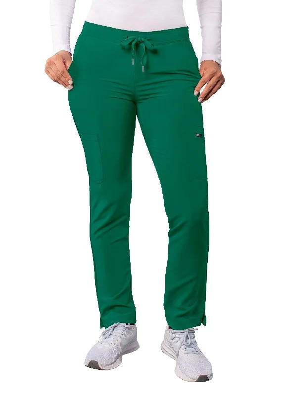 Women's Skinny Leg Cargo Drawstring Pant by Adar XXS-3XL / Hunter Green Stylish Casual Pants Women's Skinny Leg Cargo Drawstring Pant by Adar XXS-3XL / Hunter Green Stylish Casual Pants