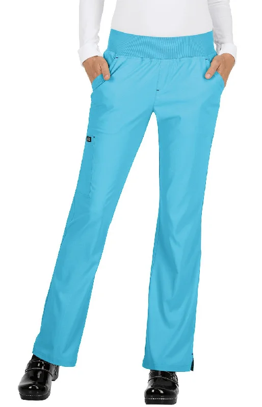 Laurie Pant  by KOI XS-5XL  /  Electric Blue Cozy Full-Length Pants