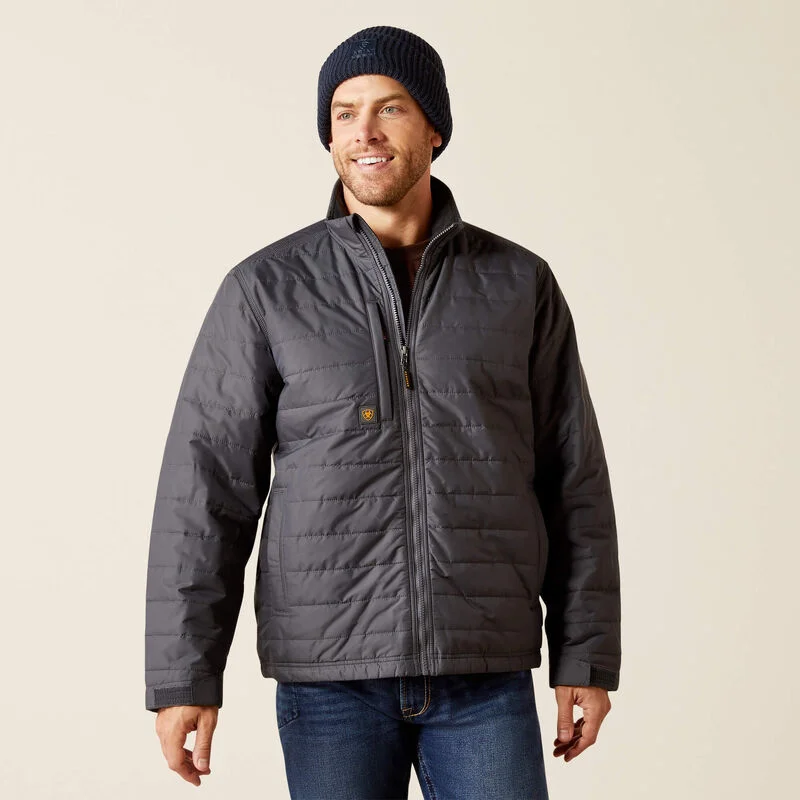Rebar Cordura Ripstop Lightweight Insulated Jacket in Rebar Grey Collared Jacket Crew Neck Jacket Turtle Neck Jacket Rebar Cordura Ripstop Lightweight Insulated Jacket in Rebar Grey Collared Jacket Crew Neck Jacket Turtle Neck Jacket