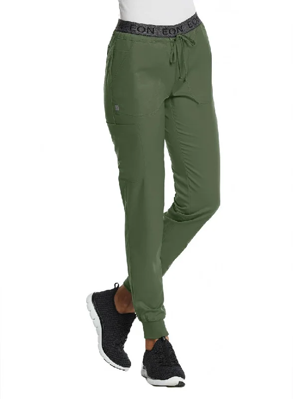Sporty Full Elastic Logo Waist Jogger Pant By Maevn XS-3XL / Olive Stylish Elastic Waist Pants Sporty Full Elastic Logo Waist Jogger Pant By Maevn XS-3XL / Olive Stylish Elastic Waist Pants
