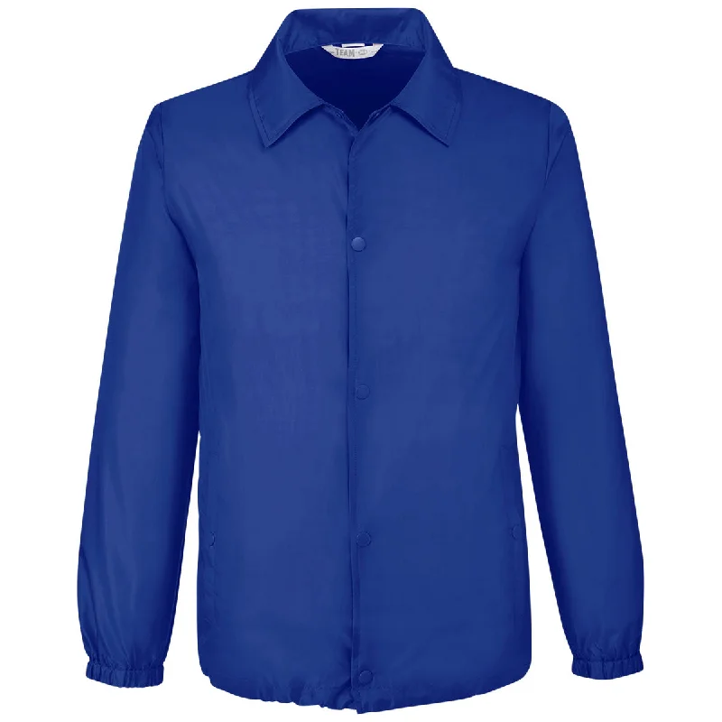 Team 365 Unisex Sport Royal Zone Protect Coaches Jacket Knit Jacket Woven Jacket Fleece Jacket Team 365 Unisex Sport Royal Zone Protect Coaches Jacket Knit Jacket Woven Jacket Fleece Jacket