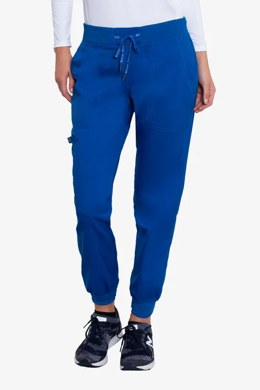 Jogger Yoga Scrubs Pants (Petite) by Med Couture(MC Touch) XS-XL / ROYAL BLUE Slim-Fit Khaki Pants Jogger Yoga Scrubs Pants (Petite) by Med Couture(MC Touch) XS-XL / ROYAL BLUE Slim-Fit Khaki Pants