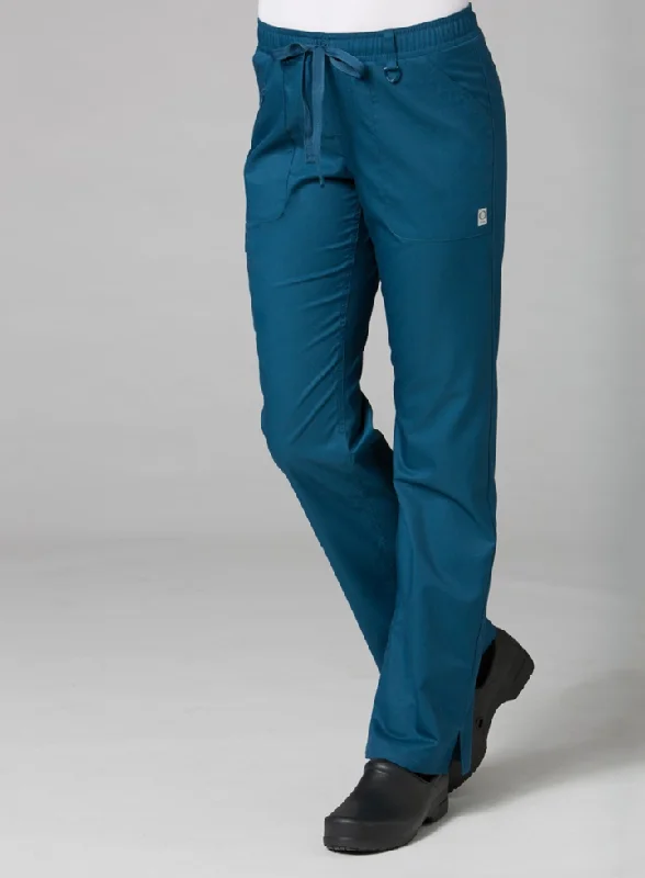 Full Elastic Zipper Pocket Cargo Pant by Maevn XS-L / CARIBBEAN BLUE Classic Bootcut Trousers Full Elastic Zipper Pocket Cargo Pant by Maevn XS-L / CARIBBEAN BLUE Classic Bootcut Trousers