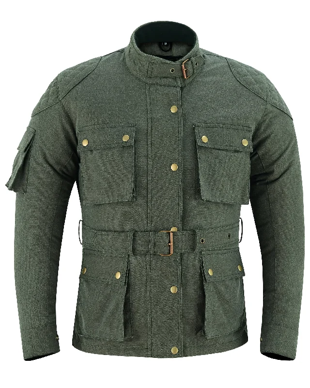 Warrior Gears® LADIES Motorcycle Waxed Cotton Waterproof Breathable CE Armour Biker Touring Adventure Racing Jacket-Green Quilted Jacket Puffer Jacket Insulated Jacket Warrior Gears® LADIES Motorcycle Waxed Cotton Waterproof Breathable CE Armour Biker Touring Adventure Racing Jacket-Green Quilted Jacket Puffer Jacket Insulated Jacket