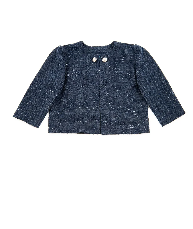 By Debra Girls Jackie Navy Boucle Jacket Print Jacket Jacquard Jacket Patchwork Jacket By Debra Girls Jackie Navy Boucle Jacket Print Jacket Jacquard Jacket Patchwork Jacket