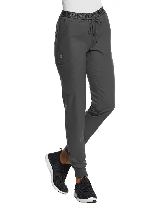 Sporty Full Elastic Logo Waist Jogger Pant By Maevn XS-3XL / Charcoal Classic Stretch Pants Sporty Full Elastic Logo Waist Jogger Pant By Maevn XS-3XL / Charcoal Classic Stretch Pants