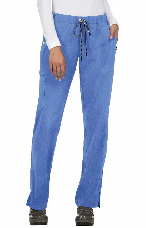 Everyday Hero Pant Regular by KOI XXS-5XL / Heather True Ceil Cozy Fitted Pants