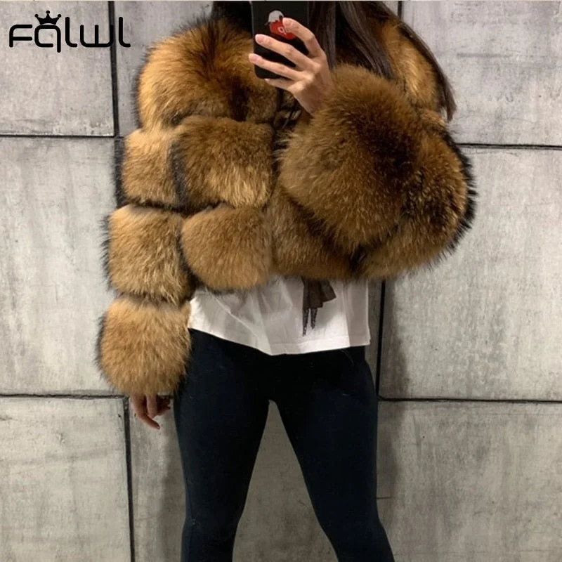 FQLWL Winter Thick Warmres n Long Sleeve Crop Jacket Coat Female Brown Cropped Faux Fur Coat Casual 2021 New Cotton Jacket Linen Jacket Terry Jacket FQLWL Winter Thick Warmres n Long Sleeve Crop Jacket Coat Female Brown Cropped Faux Fur Coat Casual 2021 New Cotton Jacket Linen Jacket Terry Jacket