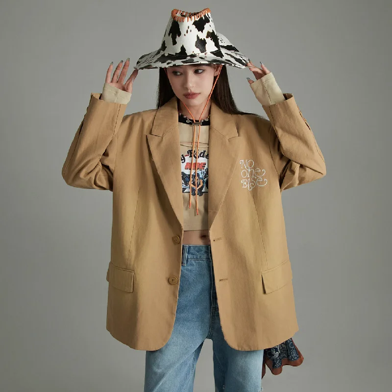 Noe Simple Loose Fit Blazer Outer Jacket Quilted Jacket Puffer Jacket Insulated Jacket Noe Simple Loose Fit Blazer Outer Jacket Quilted Jacket Puffer Jacket Insulated Jacket