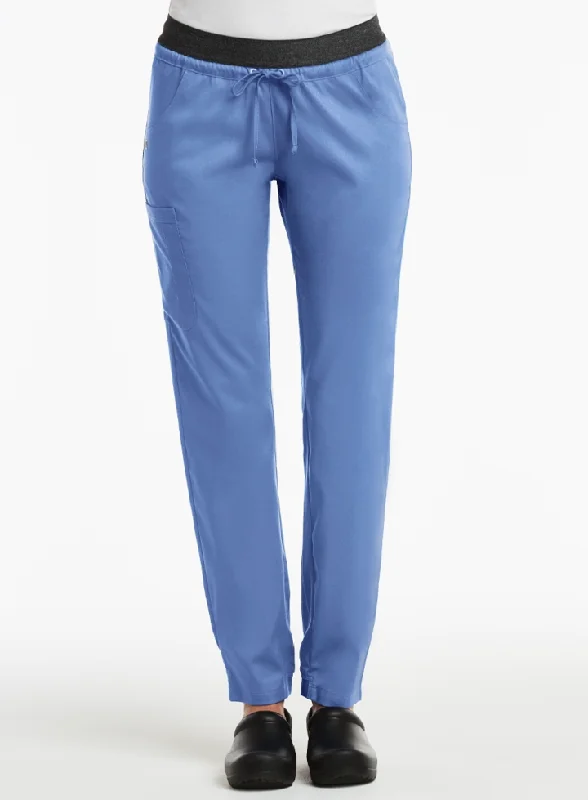 E-Band Waist Jogger Cargo Pants by Maevn (Regular) XXS-3XL / CEIL BLUE Wide-Legged Palazzos E-Band Waist Jogger Cargo Pants by Maevn (Regular) XXS-3XL / CEIL BLUE Wide-Legged Palazzos