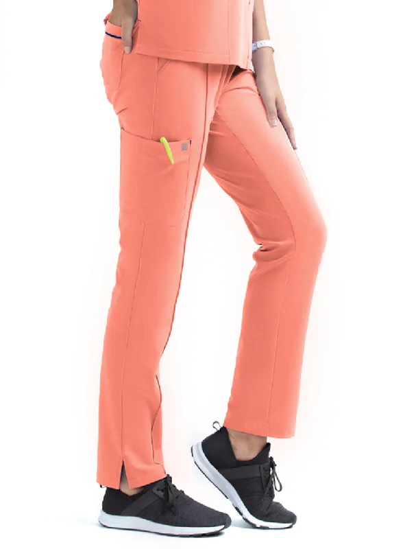 Women's Full Waistband Pant by Maevn (Regular) XS-3XL / Fresh Salmon Warm Wool Trousers Women's Full Waistband Pant by Maevn (Regular) XS-3XL / Fresh Salmon Warm Wool Trousers