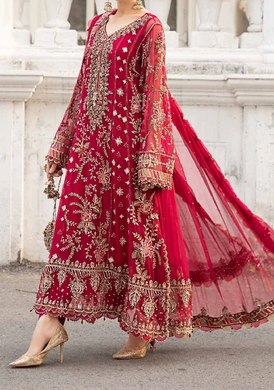 Maria.B Pakistani Luxury Embroidered Chiffon Dress