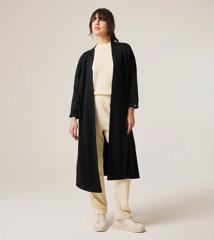 F5 KIMONO CARDIGAN ABAYA Lace Blend Ribbed Blend Corduroy Blend