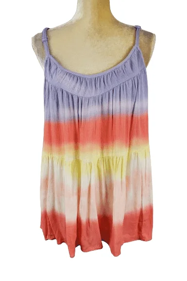 Torrid women's multi color tank top size 2 stretchy tank top