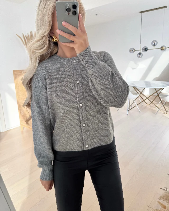 JDY cardigan lumi life ls button knit medium grey melange Lightweight Heavyweight Midweight JDY cardigan lumi life ls button knit medium grey melange Lightweight Heavyweight Midweight