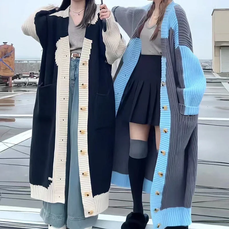 Casual Women Long Knitted Cardigan Sweaters Stylish Fashionable Trendy