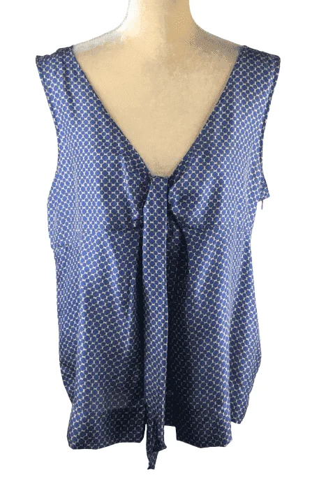 New York & Company women's blue tank top size 16 pastel tank top