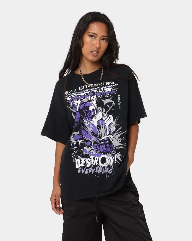 Goat Crew X Transformers Decepticons Vintage T-Shirt Black Wash