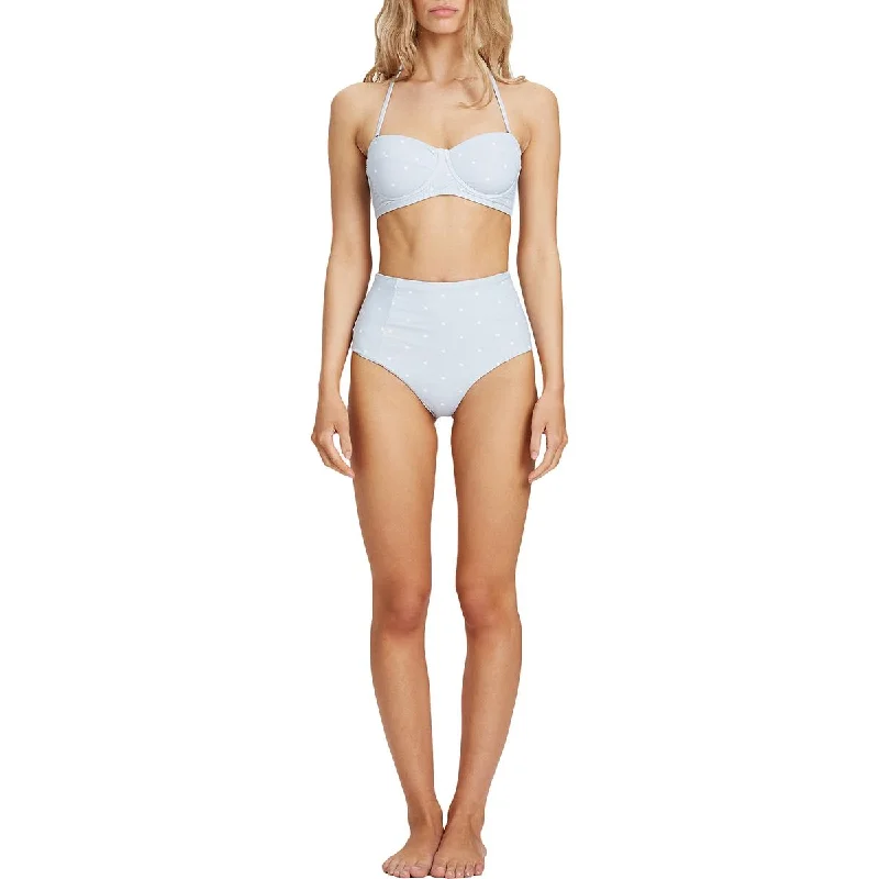 Charlie Holiday Somerset Women's Dot Print Strapless Balconette Bikini Top Plunging neckline bikini, Sexy, Fashionable, Trendy Charlie Holiday Somerset Women's Dot Print Strapless Balconette Bikini Top Plunging neckline bikini, Sexy, Fashionable, Trendy