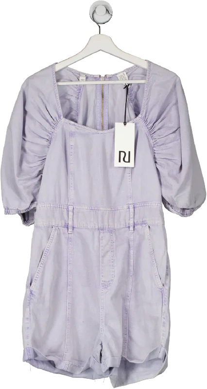 River Island Purple Denim Effect Playsuit UK 14 Layered jumpsuit, Fashionable, Trendy, Chic River Island Purple Denim Effect Playsuit UK 14 Layered jumpsuit, Fashionable, Trendy, Chic