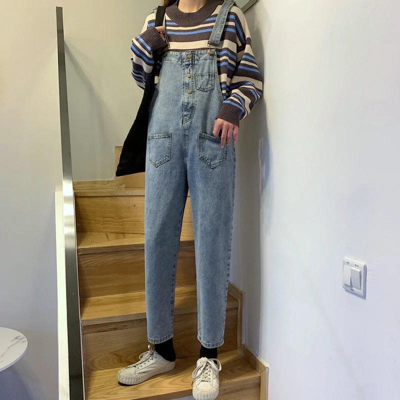 Female Sleeveless Casual Loose Overall Playsuit Cargo style jumpsuit, Casual, Comfortable, Street style Female Sleeveless Casual Loose Overall Playsuit Cargo style jumpsuit, Casual, Comfortable, Street style