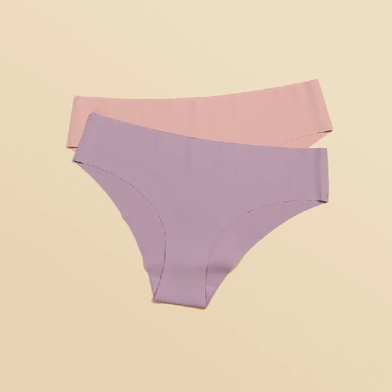 2 Pack Seamless Panties - Low Rise Bikini Brazilian bikini, Sexy, Comfortable, Summer 2 Pack Seamless Panties - Low Rise Bikini Brazilian bikini, Sexy, Comfortable, Summer