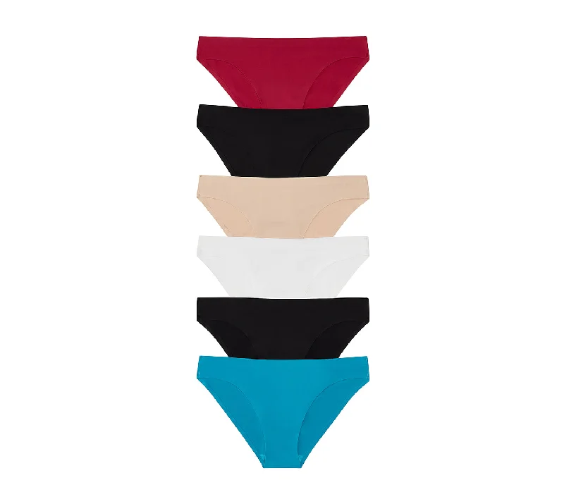 Nabtos Women's Seamless Invisible Bikini Underwear Panties (Pack of 6) Crochet bikini, Boho style, Trendy, Sexy