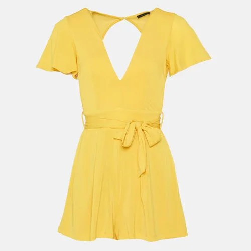 Sissyboy P20737 Ladies Knit Playsuit Yellow Strapless jumpsuit, Party attire, Sexy, Trendy Sissyboy P20737 Ladies Knit Playsuit Yellow Strapless jumpsuit, Party attire, Sexy, Trendy