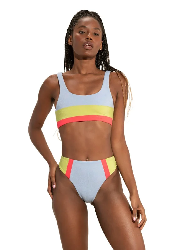Maaji Serenity Lavender Shay Sporty Bralette Bikini Top Sporty bikini set, Comfortable, Activewear, Stylish